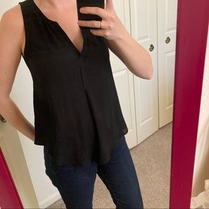 Black blouse top